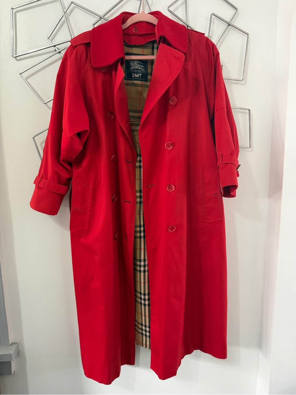 Vintage Genuine Burberrys Trench Coat Sz 12 Long